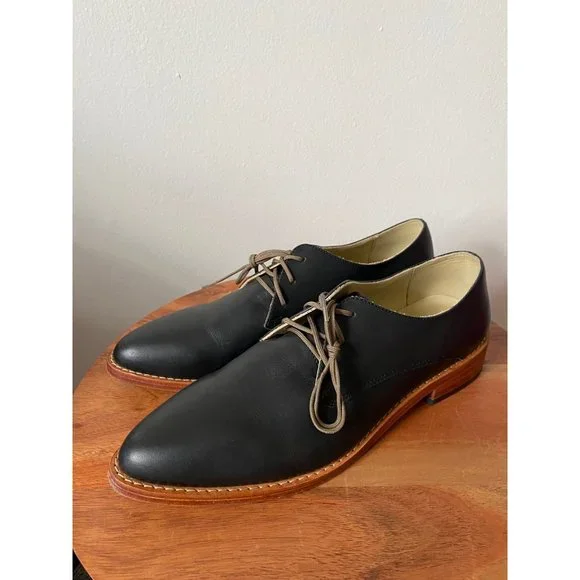 Nisolo James Oxford Shoes Women’s 8.5 Black - Picture 2 of 7